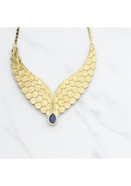 14 Ayar Altın Tasarım Gerdanlık - 0196784 fiyatları