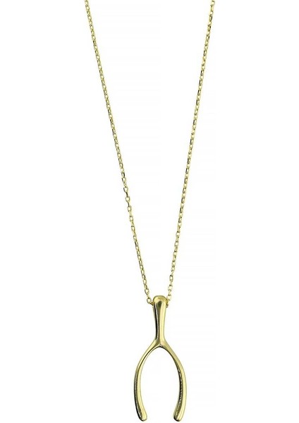 14 Ayar Altın Tasarım Kolye - 0201297