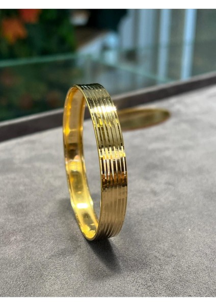 14 gr (Gram) Ray Şarnel Bilezik Yatırımlık 22 Ayar Altın