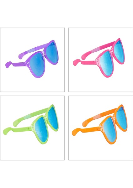 Büyük Parti Gözlüğü Rengarenk 12 Adet 27X9 cm fırsatları