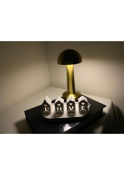 Love Yazısı Altlıklı Dekoratif Ürün, hediyelik ,ev dekarasyon fiyatları