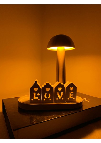 Love Yazısı Altlıklı Dekoratif Ürün, hediyelik ,ev dekarasyon modelleri