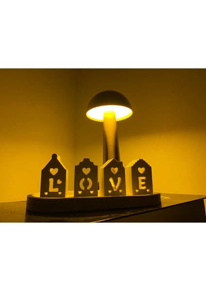 Love Yazısı Altlıklı Dekoratif Ürün, hediyelik ,ev dekarasyon fırsatları