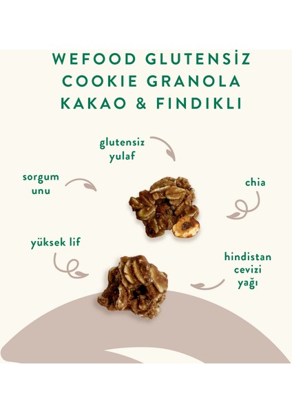 Glutensiz Granola Kakao & Fındıklı 250 gr fiyatları