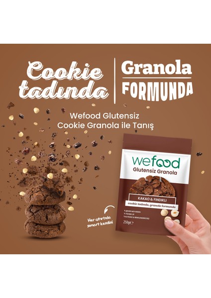Glutensiz Granola Kakao & Fındıklı 250 gr