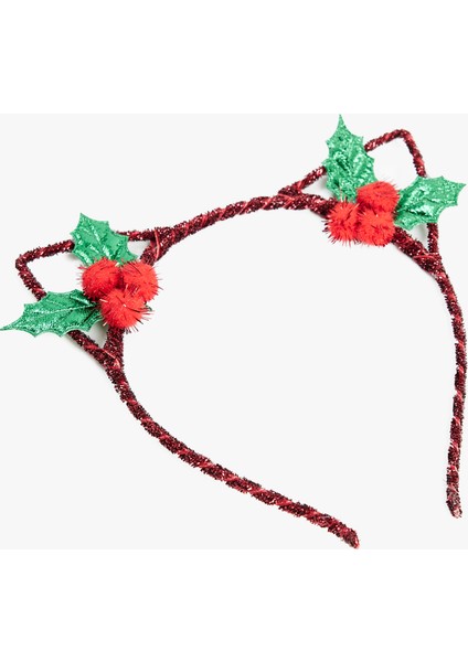 Yılbaşı Çiçeği Detaylı Kulak Aplikeli Yılbaşı Tacı fiyatları