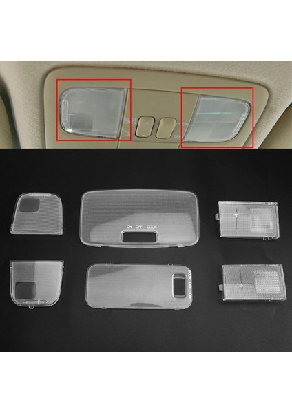 GX470 Prado 2002-2009 Için Araç Okuma Lambası Muhafaza Kapağı 81265-60090 81265-60370 81241-33030 (Yurt Dışından) fırsatları