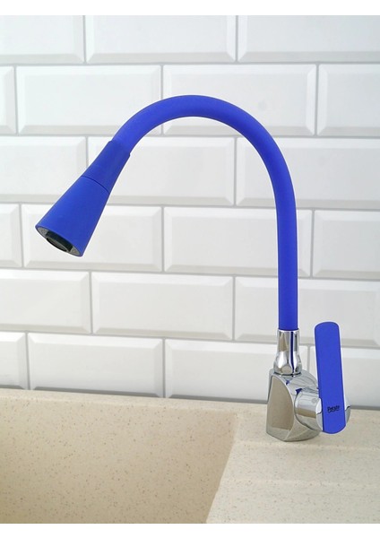 Oynar Başlıklı Çelik Spiral Üzeri Silikon Kaplama Musluk Başlığı Kobra Fonksiyonlu Musluk - modelleri