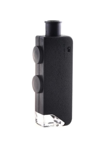 60X 100X Zoom Odak Takı LED Cep Mikroskop Büyüteç fırsatları