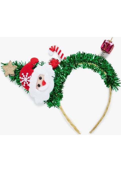 Noel Baba Figürlü Yılbaşı Tacı