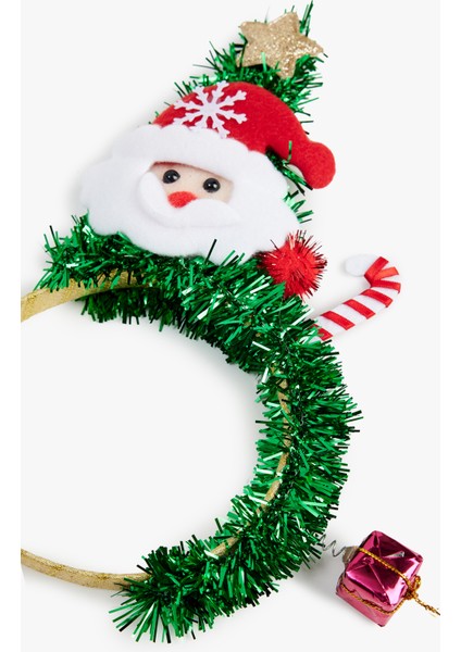 Noel Baba Figürlü Yılbaşı Tacı modelleri