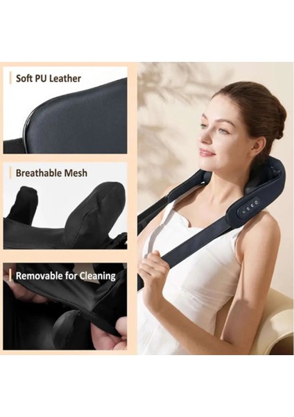 Şarjlı Ovmalı Isıtmalı Masaj Aleti Insan Eli Yoğurma Hissi Yeni modelleri