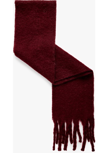 Püsküllü Basic Uzun Atkı