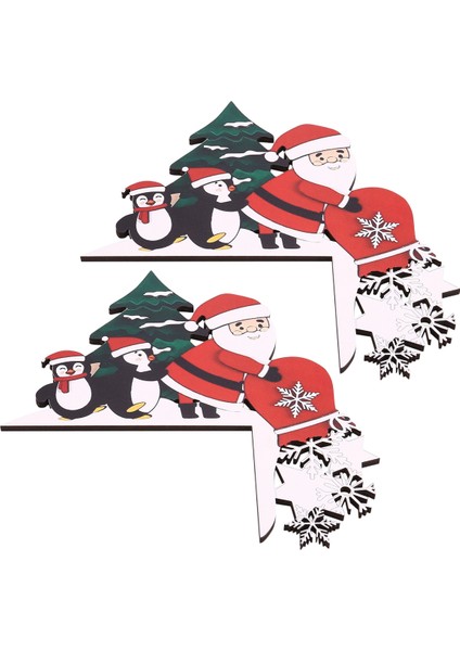 Noel Kapısı Toppers Dekor, Üst Kapı Çerçevesi Köşe Işaret Süslemeleri, Ev Dekoru Için Ev Çerçevesi Dekor Süslemesi C (Yurt Dışından) fiyatları