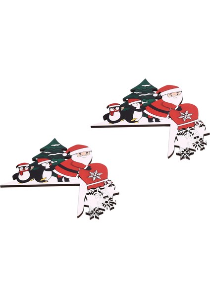 Noel Kapısı Toppers Dekor, Üst Kapı Çerçevesi Köşe Işaret Süslemeleri, Ev Dekoru Için Ev Çerçevesi Dekor Süslemesi C (Yurt Dışından) fırsatları