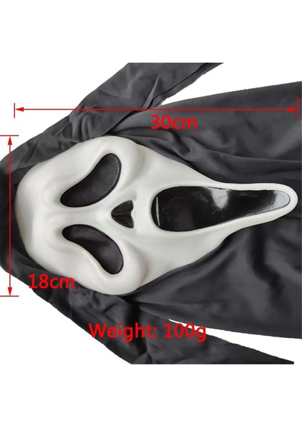 Cadılar Bayramı Makyaj Kıyafetleri Korkunç ve Garip Hayalet Maskesi Yetişkinler Için Sadece Rol Yapma Için Uygun (Yurt Dışından) fiyatları