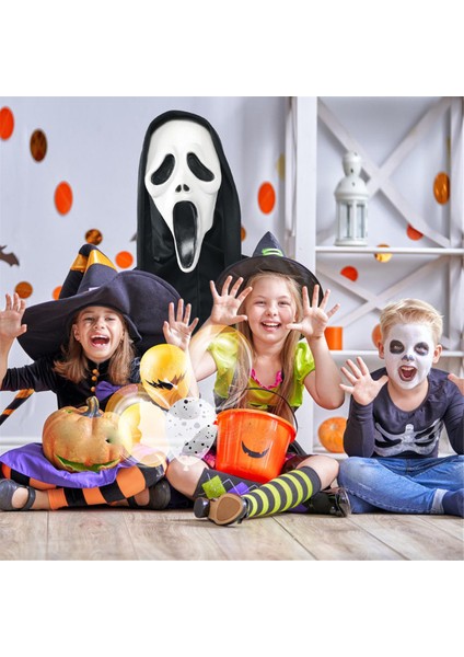 Cadılar Bayramı Makyaj Kıyafetleri Korkunç ve Garip Hayalet Maskesi Yetişkinler Için Sadece Rol Yapma Için Uygun (Yurt Dışından) fırsatları