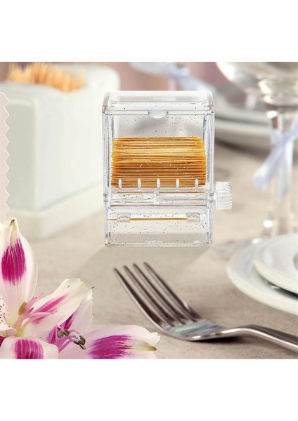 2pcs Kürdan Dağıtıcı Net Düğme Anahtarı Kürdan Tutucu Raf Standı Otomatik Kürdan Standı Masa Evi Için Saklama Kutuları (Yurt Dışından) fiyatları