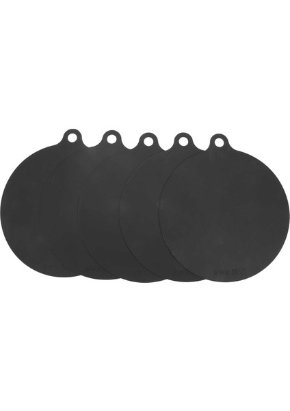 5 Paket Elektrik Indüksiyon Hob Koruyucu Mat Anti-Kayma Mat Silikon Pad Kahecir Koruyucu Kapak Isı Yalıtımlı Mat, Siyah (Yurt Dışından)