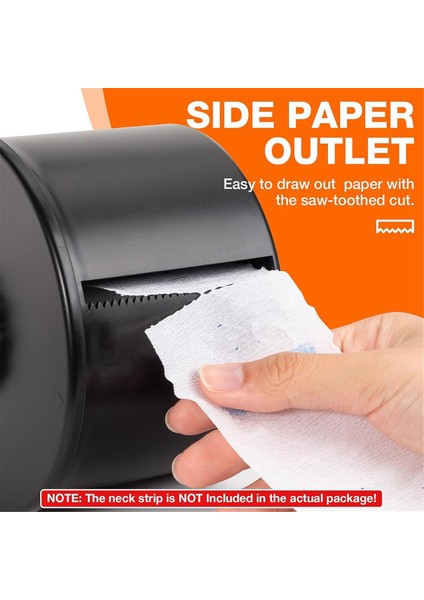 Boyun Şerit Dispenser, Siyah Berber Boyun Şeridi Tutucu Dispenser Haku Salon Berber Mağazası Için 5 Rulo Ezmek Kağıt (Yurt Dışından) fırsatları