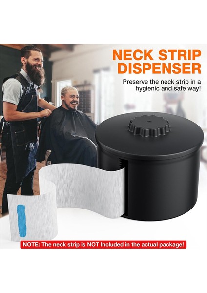 Boyun Şerit Dispenser, Siyah Berber Boyun Şeridi Tutucu Dispenser Haku Salon Berber Mağazası Için 5 Rulo Ezmek Kağıt (Yurt Dışından) indirimleri