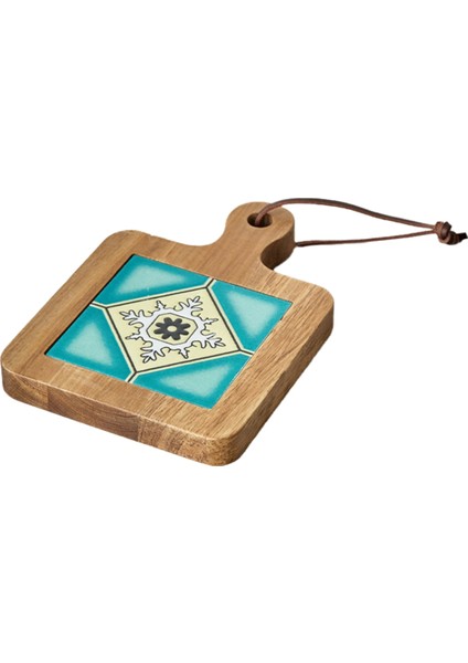 Masif Ahşap Karo Yalıtım Potu Paspasları, Ev Retro Placemats, Yüksek Sıcaklığa Dayanıklı Mutfak Masa Paspasları Coasters C (Yurt Dışından)