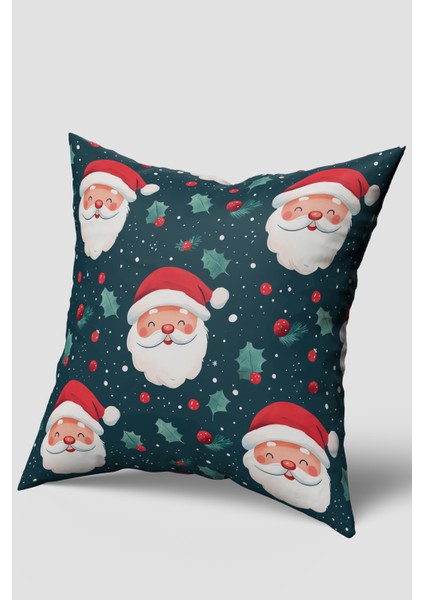 Yeşil Beyaz Noel Baba Kar Taneleri Yılbaşı Kırlent Kılıfı Seti 2'li fiyatları