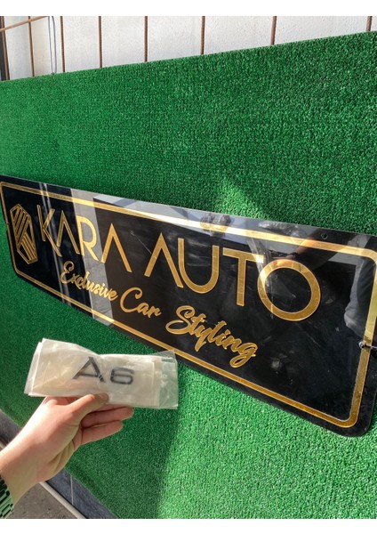 Audi A6 Bagaj Yazısı