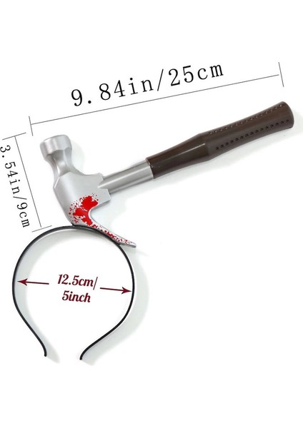 Kafaya Saplanmış Kahverengi Saplı Çekiç Şaka Tacı modelleri