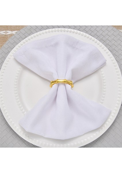 12 Peçete Yüzükleri Bambu Knuckles Style Altın Peçete Tutucu Yüzüğü Masa Dekorasyonu, Düğün, Parti, Doğum Günü (Yurt Dışından) indirimleri