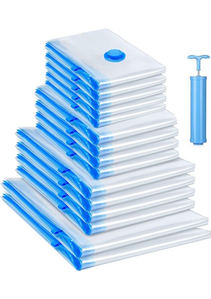 Giyim Için Vakum Torbaları, Giyim Için Vakum Torbaları, Yorgan Için Vakum Torbaları, Ceketler ve Yerden Tasarruflu Depolama Için Ideal (Yurt Dışından)