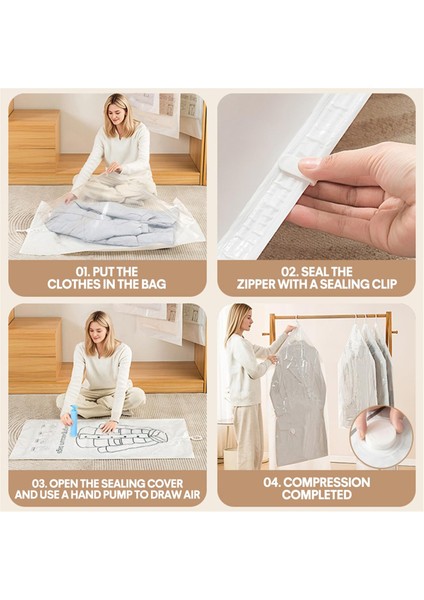 Giyim Için Vakum Torbaları, Giyim Için Vakum Torbaları, Yorgan Için Vakum Torbaları, Ceketler ve Yerden Tasarruflu Depolama Için Ideal (Yurt Dışından) fırsatları