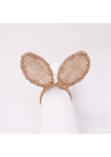 6pcs Peçete Yüzükleri Paskalya Tavşanı Kulakları Peçete Yüzükleri Tutucu Peçete Yüzük Tokalar Yemek Masa Ayar Dekoru (Yurt Dışından) modelleri