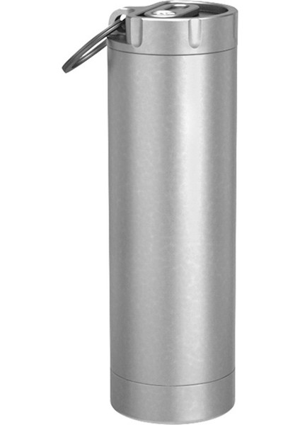 Titanyum Alaşımlı Çok Fonksiyonlu Kürdan Kutusu Titanyum Alaşım Şişe Seyahat Saklama Kutusu Dış Araçlar (Yurt Dışından)