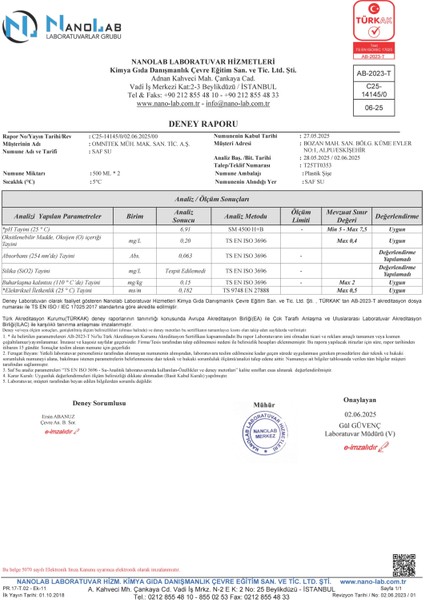 Ultra Saf / Deiyonize Su fiyatları