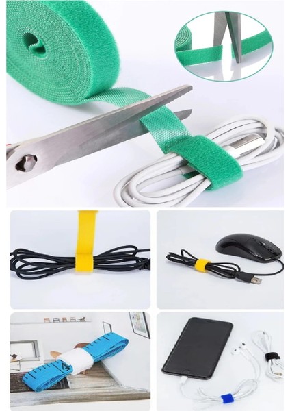 Kesilebilir Kablo Tutucu Kulaklık Fare Airfry Ev Ofis Için Cırt Sabitleyici Kablo Düzenleyici fiyatları