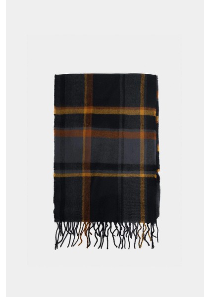 C8270AXBK27 Siyah Erkek Kareli Dokuma Atkı fiyatları