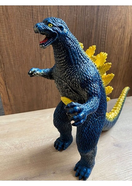 Godzilla Sesli 68 cm Dinazor Büyük Boy Godzila Oyuncak Figür Godzilla Sarı Dinazor