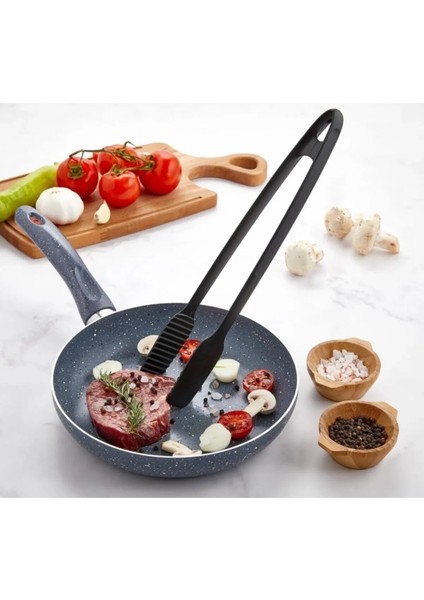 Maşa - 220 Dereceye Kadar Dayanıklı Yanmaz - Yapışmaz Plastik Izgara Maşası 30 cm fiyatları