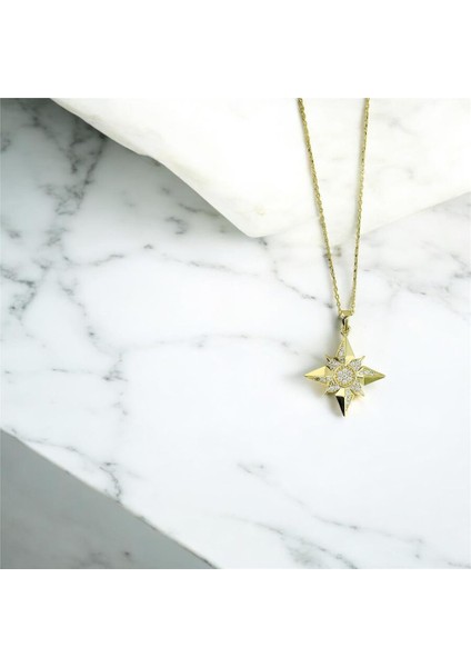 14 Ayar Altın Yıldızlı Kolye - 0201257 fiyatları