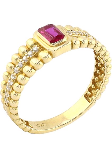 14 Ayar Altın Baget Yüzük - 0184238 modelleri