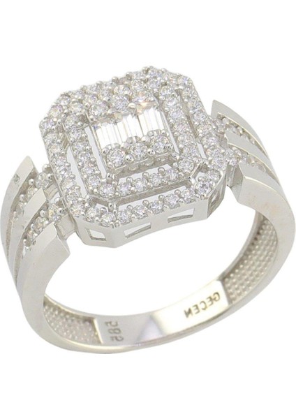 14 Ayar Altın Baget Yüzük - 0180223 modelleri