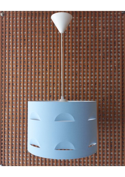 Mavi Motifli 2.li Set M-775 Kumaş Kaplama Yatak Odası Genç ve Çocuk Odası Avize ve Abajur Takımı fiyatları