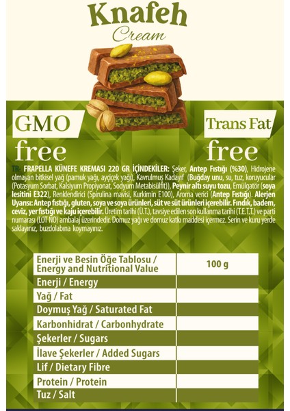 Künefe Kreması 220 Gr. indirimleri