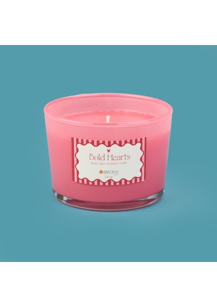 Deco Bold Hearts Mum - Pembe - 150 gr