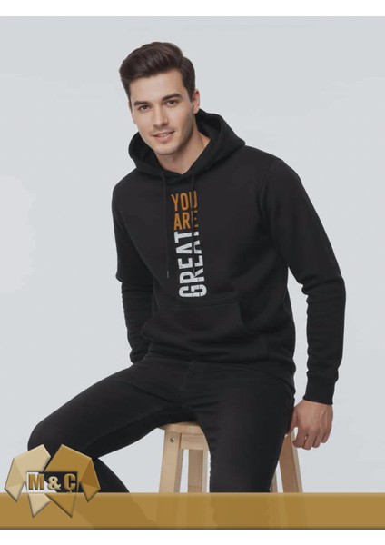 Premium Unisex Şardonlu 3 Iplik Dtf Baskı Kalın Kışlık Kapşonlu Basic Sweatshirt fiyatları