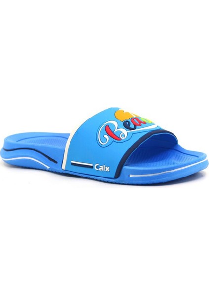 Garson GK05 Beach Lüks Kaydırmaz Terlik Mavi