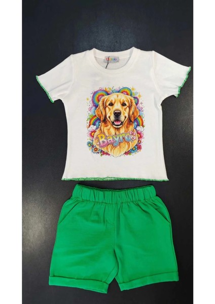 Mino Alaçatı Keten Şort-Bayro Baskılı Pamuk Tişört Takım modelleri