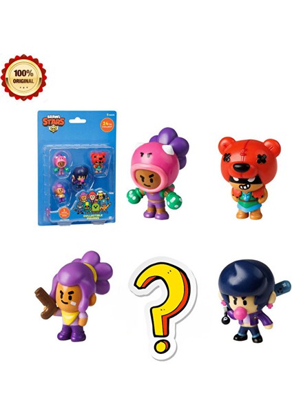 Brawl Stars 5'li Figür Set Brawl Stars Oyuncak Set Orijinal Brawl Stars
