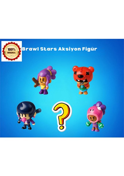 Brawl Stars 5'li Figür Set Brawl Stars Oyuncak Set Orijinal Brawl Stars modelleri